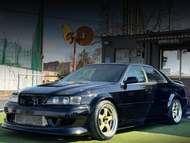 Front exterior of WIDEBODY JZX100 CHASER TOURER-V.