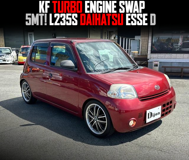 KF TURBO ENGINE SWAP, L235S DAIHATSU ESSE D of 5MT.