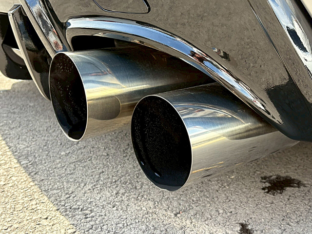 Aftermarket Exhaust muffler.