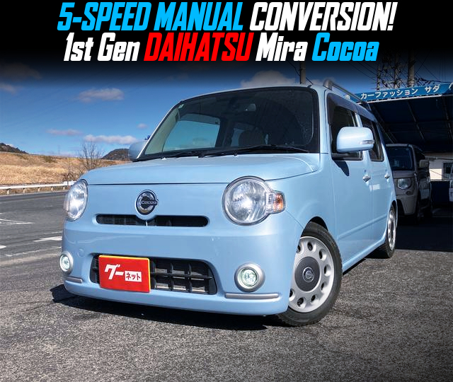 1st Gen DAIHATSU Mira Cocoa With 5-SPEED MANUAL CONVERSION.
