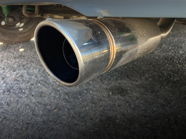 Aftermarket exhaust muffler.