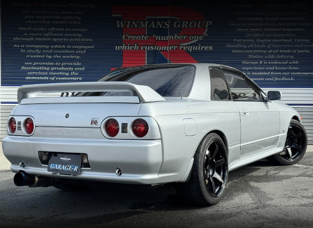 Rear exterior of BNR32 SKYLINE GT-R.