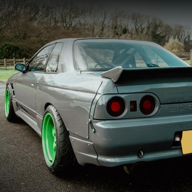 Rear exterior of R32 SKYLINE 2-DOOR.