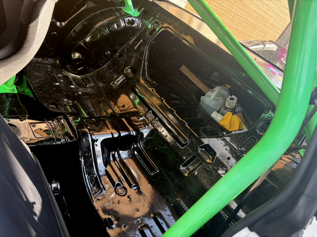 Roll bar installed S13 NISSAN SILVIA.