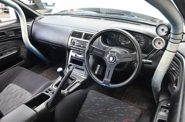 Interior of S14 NISSAN SILVIA K'S.