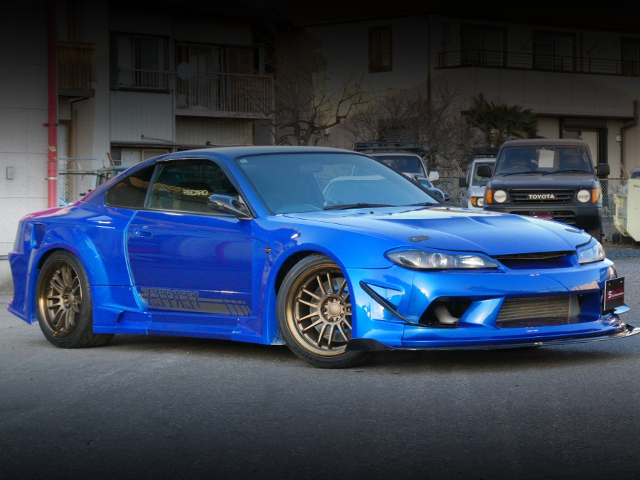 Front exterior of VERTEX SUPER EDGE WIDEBODY S15 SILVIA SPEC-R.