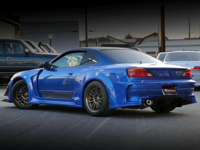 Rear exterior of VERTEX SUPER EDGE WIDEBODY S15 SILVIA SPEC-R.