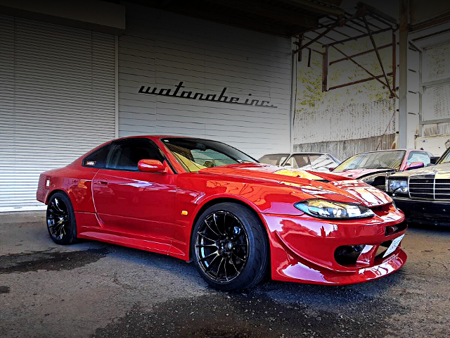 Front exterior of VERTEX WIDEBODY S15 SILVIA SPEC-R.