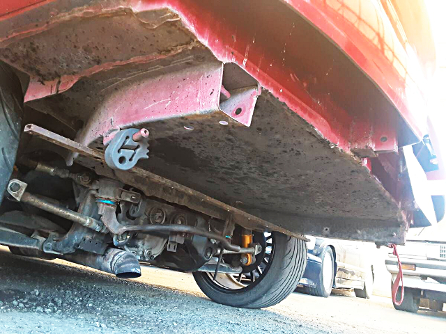 Rear under floor flat modified VERTEX WIDEBODY S15 SILVIA SPEC-R.