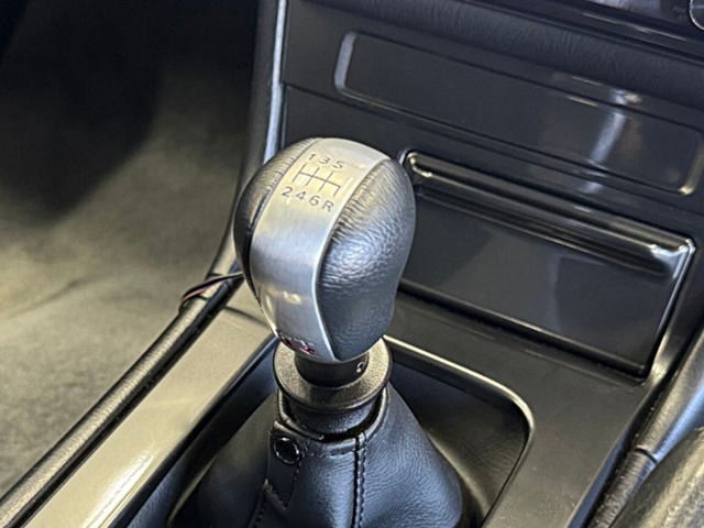 6-Speed manual shift knob.