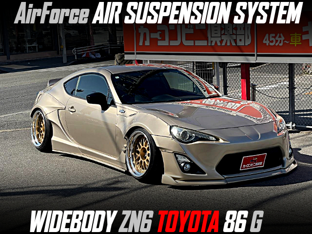 AirForce AIR SUSPENSION SYSTEM installed WIDEBODY ZN6 TOYOTA 86 G.