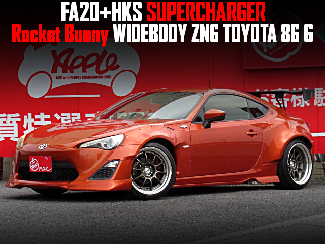 FA20 With HKS SUPERCHARGER in the Rocket Bunny WIDEBODY ZN6 TOYOTA 86 G.