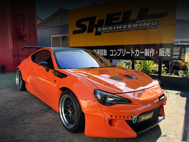 Front exterior of ROCKET BUNNY WIDEBODY ZN6 TOYOTA 86GT.