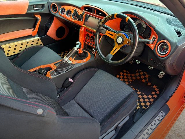 Interior of ROCKET BUNNY WIDEBODY ZN6 TOYOTA 86GT.