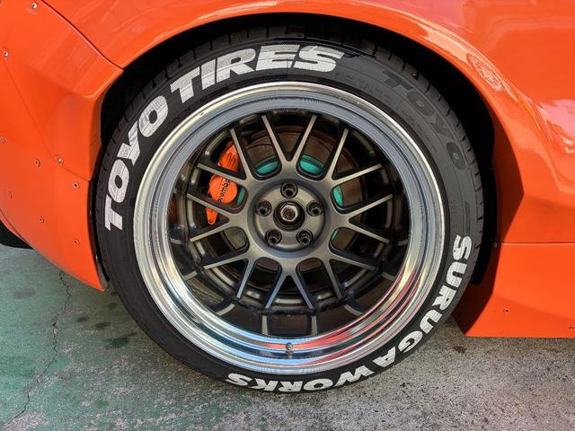 rear 2-pot caliper of ROCKET BUNNY WIDEBODY ZN6 TOYOTA 86GT.