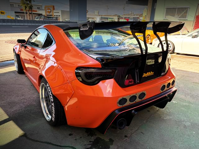 Rear exterior of ROCKET BUNNY WIDEBODY ZN6 TOYOTA 86GT.
