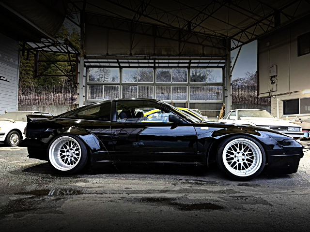 Side exterior of ROCKET BUNNY Ver.2 WIDEBODY 180SX.