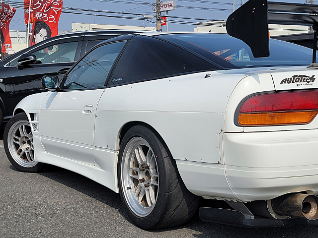 Rear Side exterior of RPS13 NISSAN 180SX TYPE-R.
