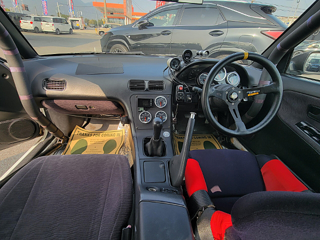 Interior of RPS13 NISSAN 180SX TYPE-R.