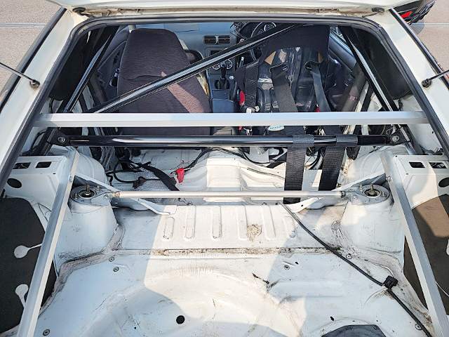 Roll cage installed RPS13 NISSAN 180SX TYPE-R.