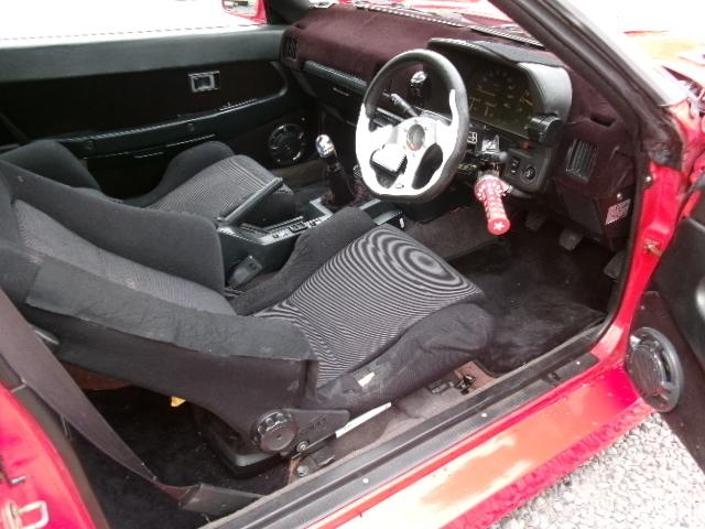 Interior of JDM WORKS WIDEBODY A60 CELICA XX GT.
