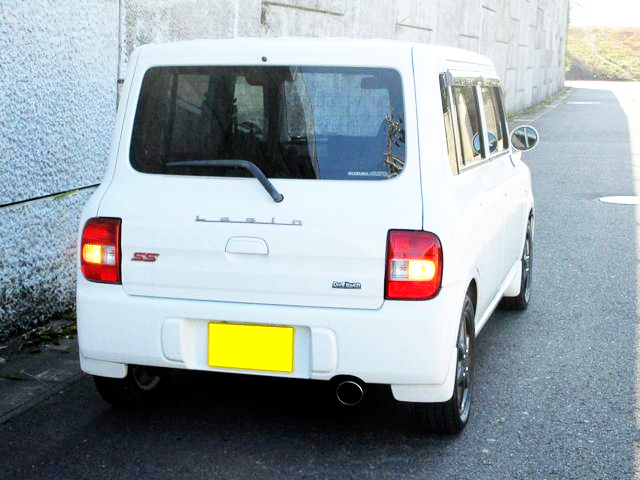Rear exterior of HE21S SUZUKI ALTO LAPIN SS.