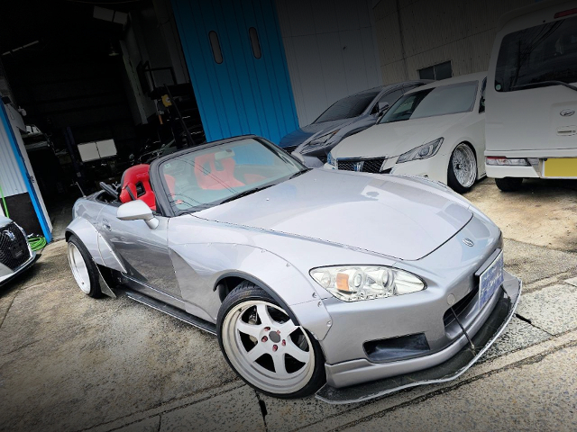 Front exterior of Rocket Bunny WIDEBODY AP1 S2000.