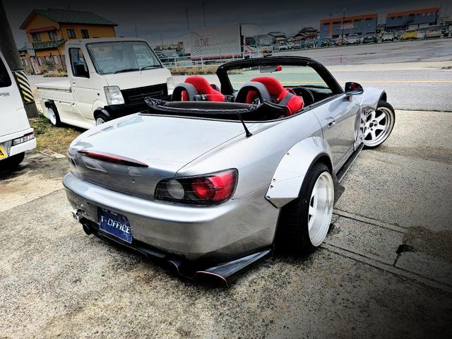 Rear exterior of Rocket Bunny WIDEBODY AP1 S2000.