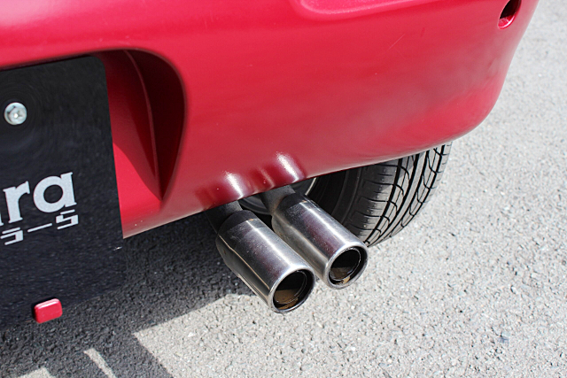 Exhaust muffler of AA6PA MAZDA CAROL.