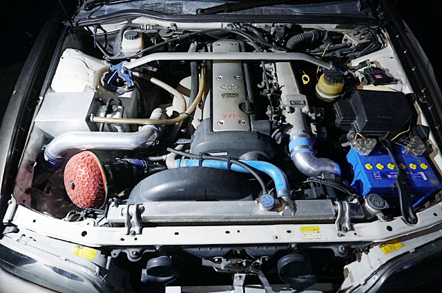 VVT-i 1JZ-GTE turbo engine of JZX100 CHASER TOURER-V.