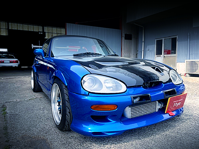 Front exterior of SUZUKI CAPPUCCINO.