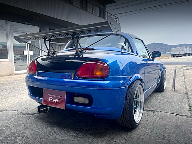 Rear exterior of SUZUKI CAPPUCCINO.