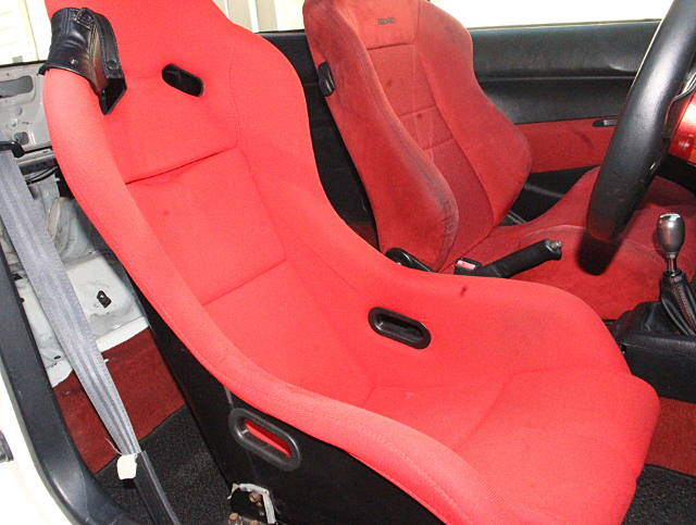Seats of EK9 HONDA CIVIC TYPE-R.