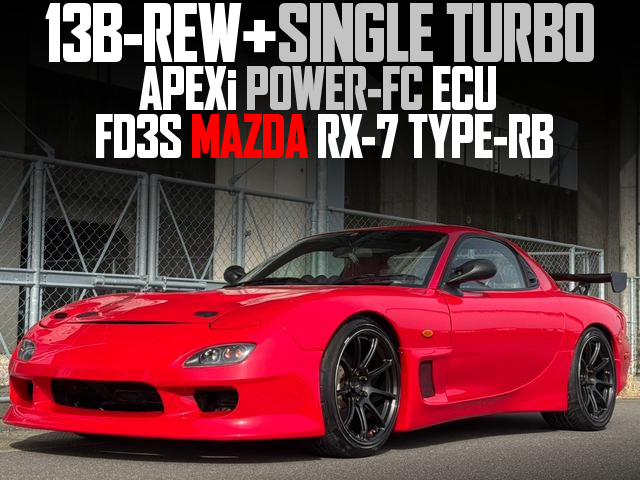 13B-REW+SINGLE TURBO and APEXi POWER-FC ECU, in the FD3S MAZDA RX-7 TYPE-RB.