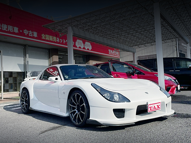 Front exterior of AFFLUX Ver.V WIDEBODY FD3S RX-7 TYPE-RB BATHURST X.