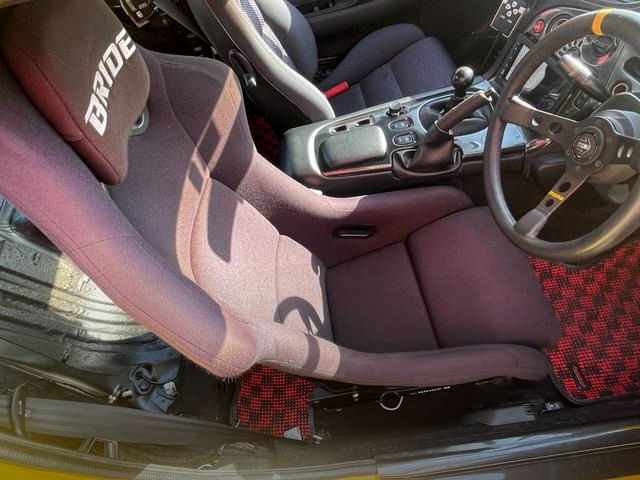 Interior of WIDEBODY FD3S RX-7 TYPE-R II.