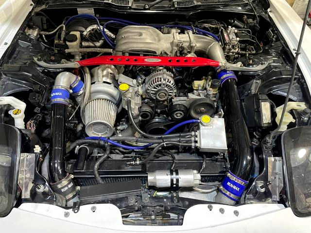 13B SIDE-PORT+HKS TO4 SINGLE TURBO.