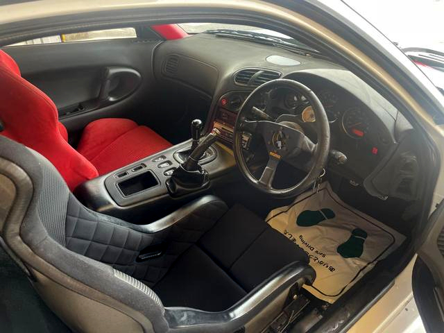 Interior of WIDEBODY FD3S RX-7 TYPE-R.
