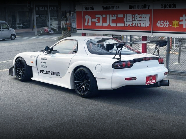 Rear exterior of WIDEBODY FD3S RX-7 TYPE-R.