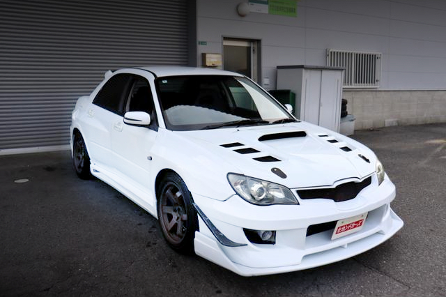Front exterior of WIDEBODY GDB IMPREZA WRX STI.