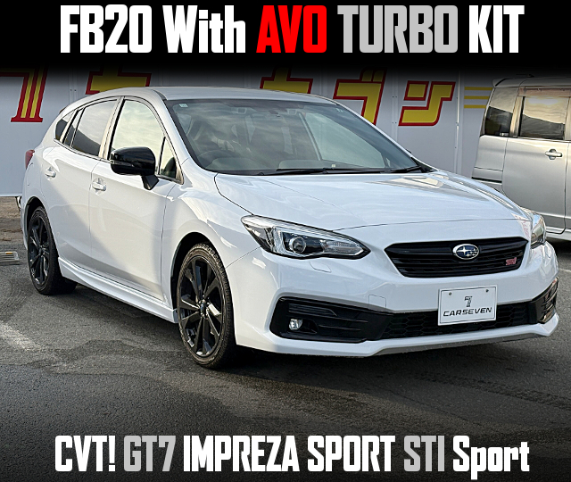 FB20 With AVO TURBO KIT in the GT7 IMPREZA SPORT STI Sport of CVT.