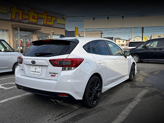 Rear exterior of GT7 IMPREZA SPORT STI Sport.