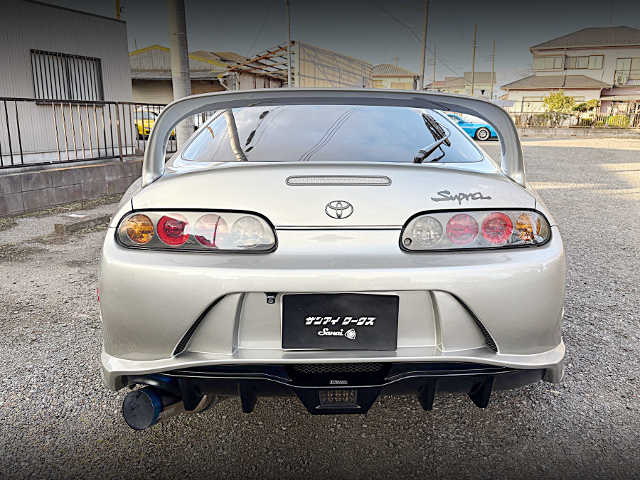 Rear exterior of JZA80 SUPRA RZ.