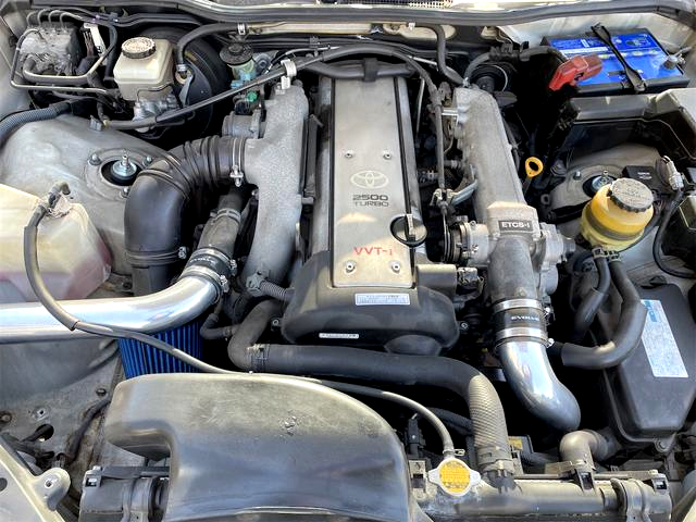 1JZ-GTE turbo engine of JZS171W CROWN ESTATE ATHLETE-V.