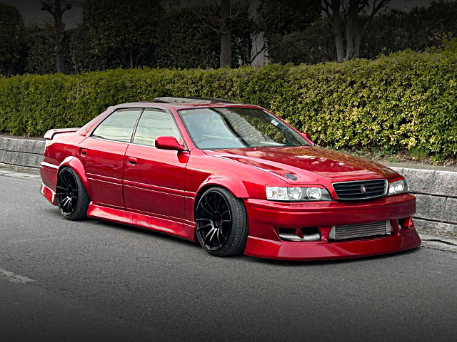 Front exterior of ITO-AUTO WIDEBODY JZX100 CHASER TOURER-V.