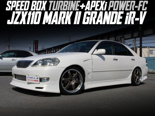 SPEED BOX TURBINE + APEXi POWER-FC in the JZX110 MARK II GRANDE iR-V.