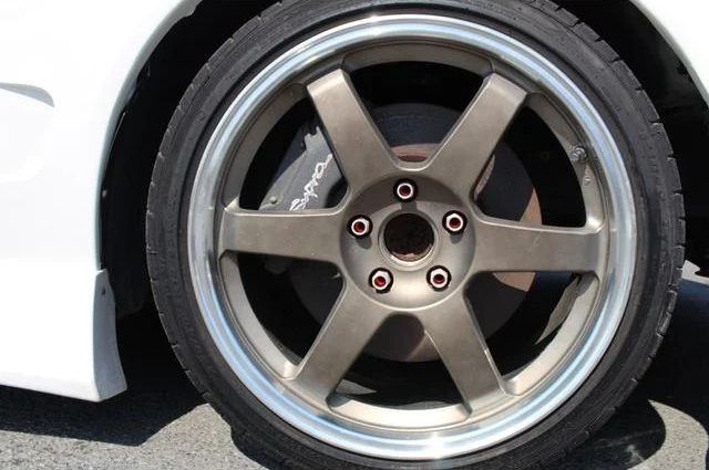 JZA80 Front caliper installed JZX110 MARK II.