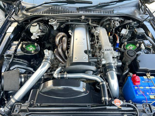 VVT-i 1JZ-GTE turbo engine.