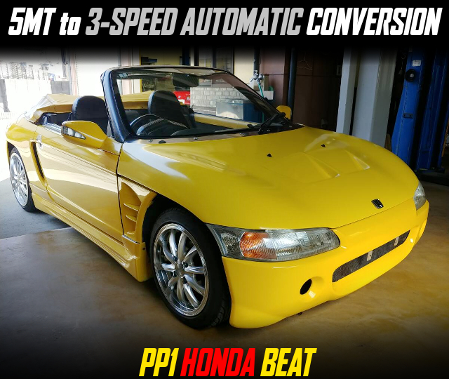PP1 HONDA BEAT With 3-SPEED AUTOMATIC CONVERSION.