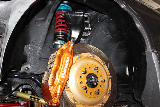 Brembo Brake caliper.